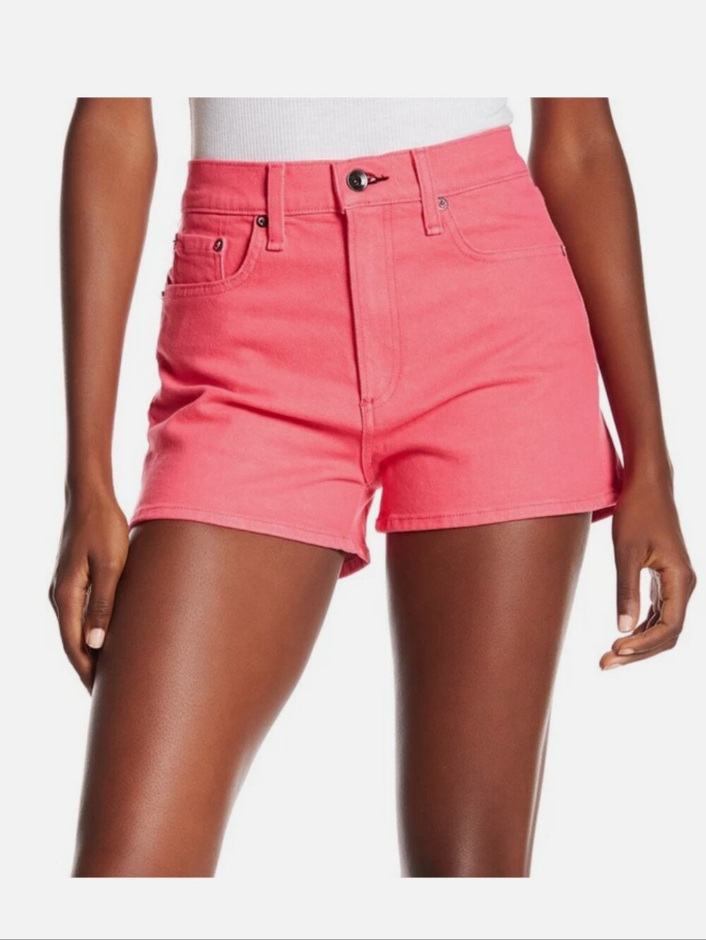 Rag And Bone Justine Shorts In Bull Pink